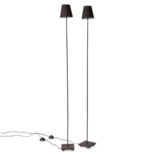 Stehlampe 2er Set Tacoma Schwarz