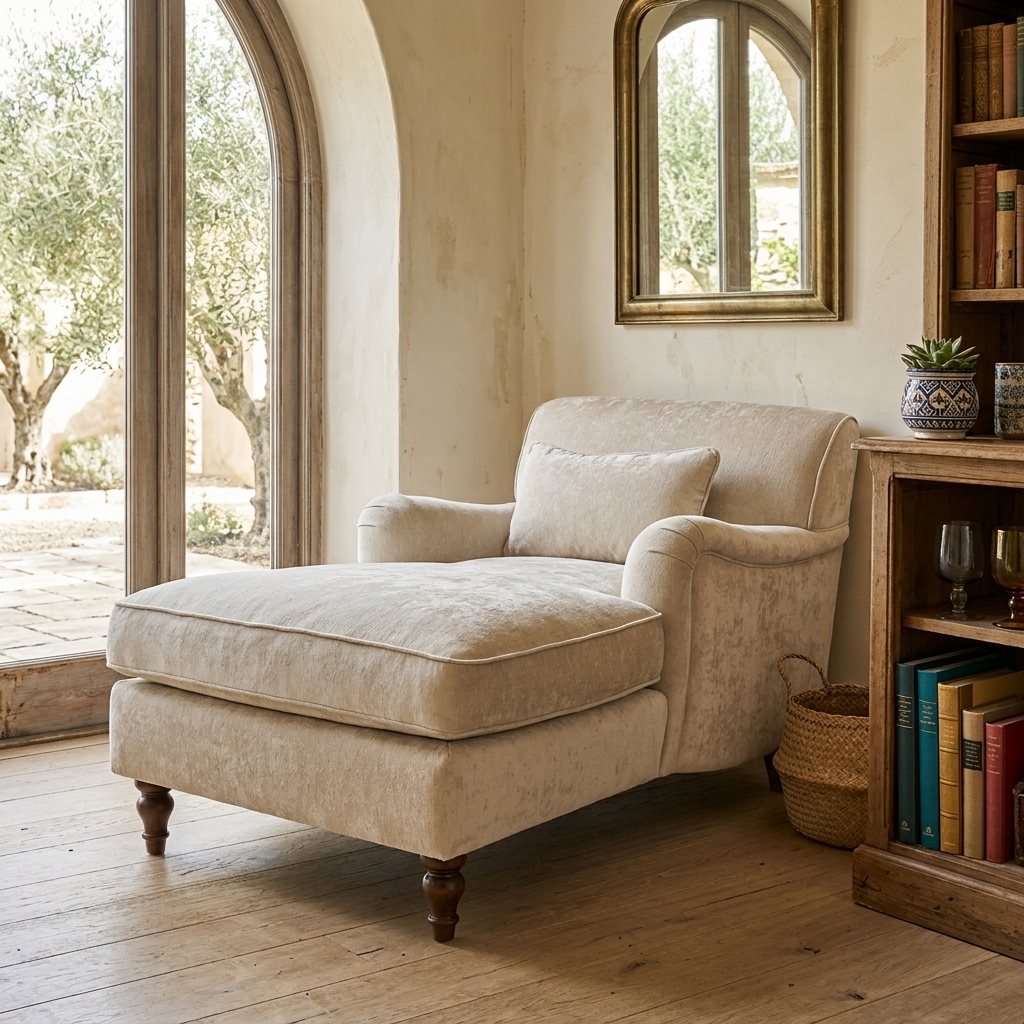 Chaiselongue Isa creme